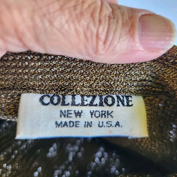 Grunge Baddie Edgy Collezione New York Handbag Small Metallic Cording Magnetic - Picture 4 of 12